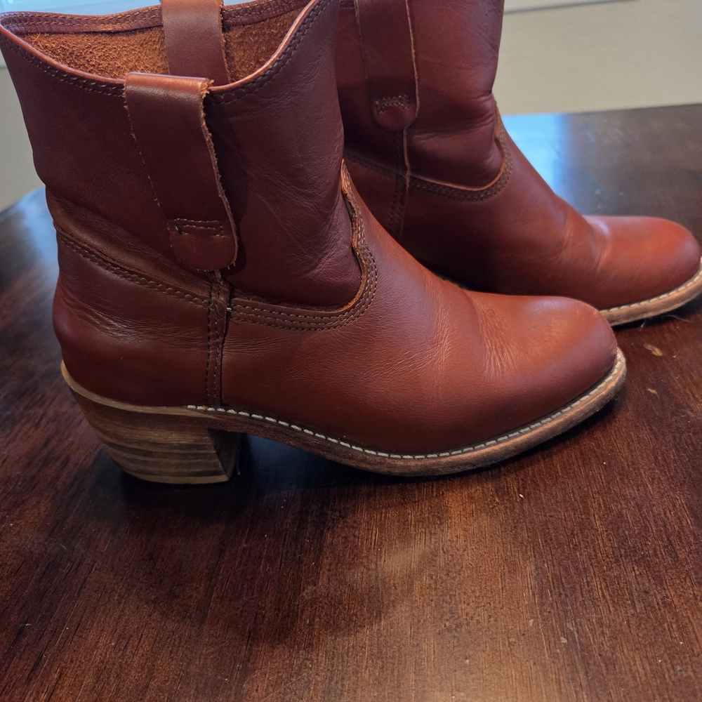 Red Wing Shoes Women's Rich Brown Heeled Boots